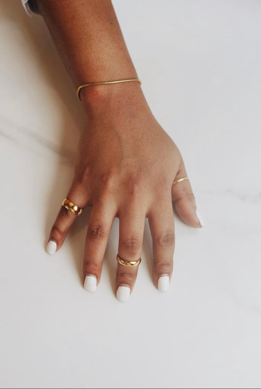 Mizou Gold Classic ring set