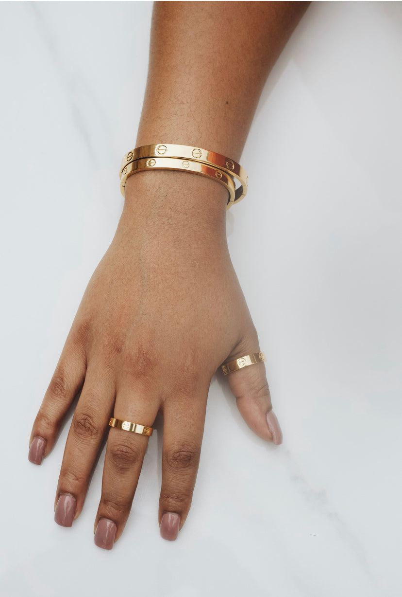 Mizou Golden Ring set