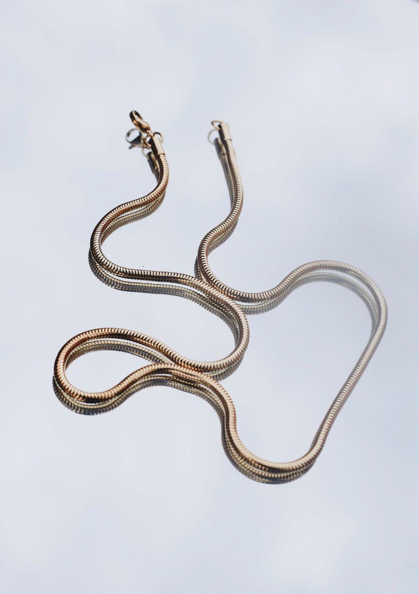 Round Snakebone Necklace