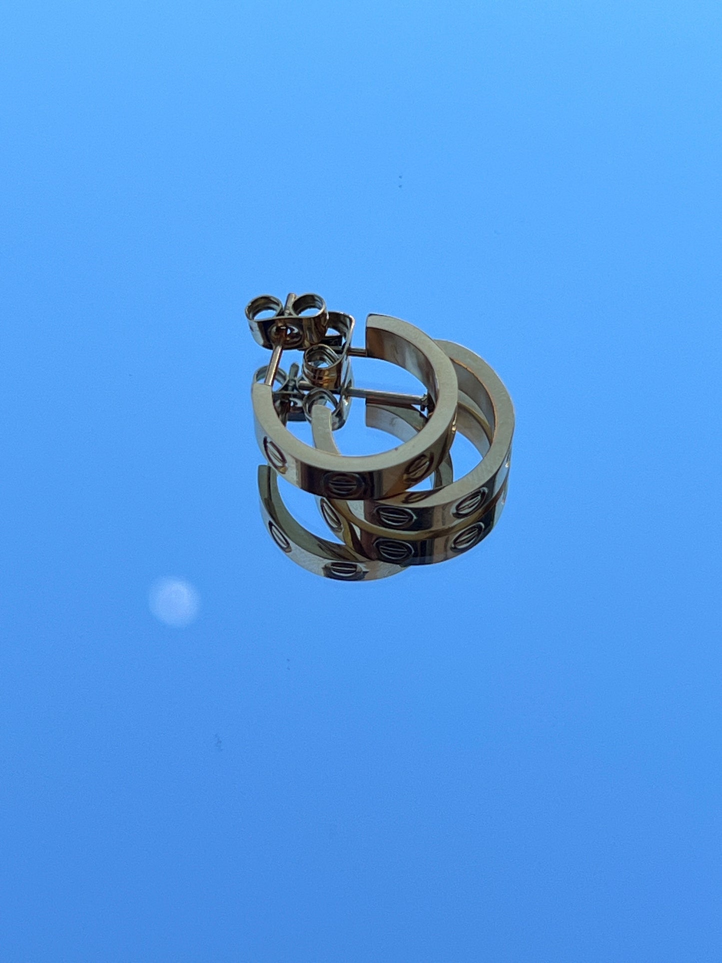 Mizou Golden earrings